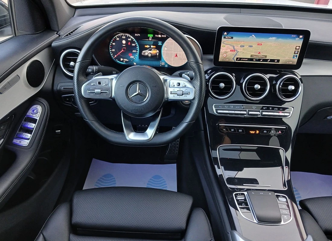 MERCEDES GLC COUPE 300de 306 cv 4MATIC 4x4 AUTO -Pack AMG + Pack NIGHT + Techo ( Diesel-Híbrido) 0etiqueta